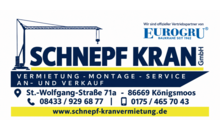 Kundenlogo von Schnepf Kran GmbH