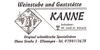 Kundenlogo von Weinstube und Restaurant Kanne W. und H. Kirsch GbR