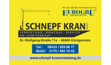 Kundenlogo von Schnepf Kran GmbH