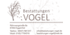 Kundenlogo von Bestattungen Vogel
