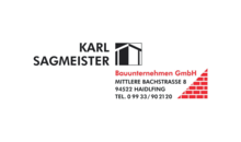 Kundenlogo von Karl Sagmeister Baunternehmen GmbH