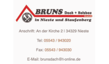Kundenlogo von Bruns Dach + Holzbau GmbH in Nieste und Staufenberg
