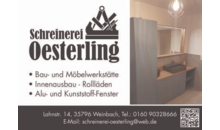 Kundenlogo von Schreinerei Oesterling Inh. Sebastian Schade