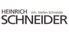 Kundenlogo von Schneider Heinrich Buch- und Schreibwarenhandlung