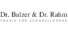 Kundenlogo von Zahnärztinnen Dr. Anja Balzer & Dr. Sylvia Rahm