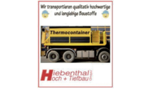 Kundenlogo von Hiebenthal Hoch- und Tiefbau GmbH