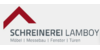 Kundenlogo von Schreinerei Lamboy GmbH Möbel Messebau Fenster Türen