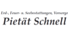 Kundenlogo von Pietät Schnell - Bestattungsinstitut - Erd,- Feuer- und Seebestattungen