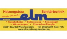 Kundenlogo von Gerhard Elm GmbH - Heizung und Sanitär -