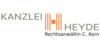 Kundenlogo von Kanzlei Heyde Rechtsanwältin C. Korn