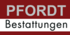 Kundenlogo von Bestattungen Pfordt