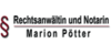 Kundenlogo von Marion Pötter Rechtsanwältin und Notarin