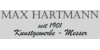 Kundenlogo von Hartmann Max Kunstgewerbe