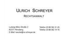 Kundenlogo von Rechtsanwalt Ulrich Schreyer