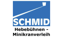 Kundenlogo von Schmid Hebebühnen- Minikranverleih