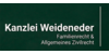Kundenlogo von Kanzlei Weideneder|Familienrecht & allgemeines Zivilrecht