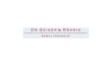 Kundenlogo von Dr. Geiger u. Röhrig Anwaltskanzlei