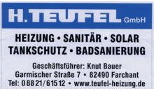 Kundenlogo von Hans Teufel GmbH
