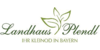 Kundenlogo von Landhaus Plendl