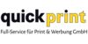 Kundenlogo von quickprint Full-Service für Print & Werbung GmbH