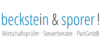 Kundenlogo von beckstein & sporer! Wirtschaftsprüfer Steuerberater PartGmbB