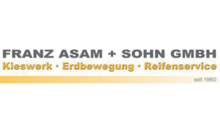 Kundenlogo von Franz Asam + Sohn GmbH (Kieswerk - Erdbewegung - Reifenservice)
