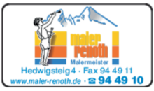 Kundenlogo von Christoph und Georg Renoth GbR Malermeister