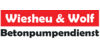 Kundenlogo von Wiesheu & Wolf Beton­­pumpen­­dienst GmbH & Co. KG