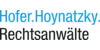 Kundenlogo von Rechtsanwälte Hofer & Hoynatzky