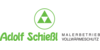 Kundenlogo von Malerbetrieb Adolf Schießl