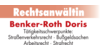 Kundenlogo von Rechtsanwältin Doris Benker-Roth