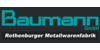 Kundenlogo von Baumann GmbH Rothenburger Metallwarenfabrik