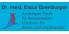 Kundenlogo von Amberger Centrum für Reisemedizin Dr. Klaus Ebenburger