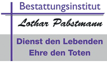 Kundenlogo von Lothar Pabstmann Bestattungen e. K.,  Inh. Theodor Pabstmann