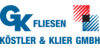 Kundenlogo von Fliesen Köstler & Klier GmbH
