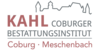 Kundenlogo von Coburger Bestattungsinstitut KAHL GmbH