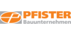 Kundenlogo von Pfister Bauunternehmen