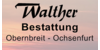 Kundenlogo von Bestattungen Walther