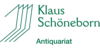 Kundenlogo von Antiquariat Klaus Schöneborn