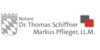 Kundenlogo von Notare Dr. Thomas Schiffner & Markus Pflieger LL.M.