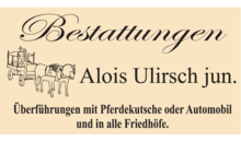 Kundenlogo von Ulirsch Alois und Sonja Bestattungen