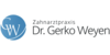 Kundenlogo von Weyen Gerko Dr. med. dent. Zahnarzt