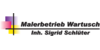 Kundenlogo von Malerbetrieb Wartusch Inh. Sigrid Schlüter