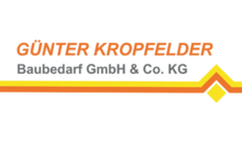 Kundenlogo von Kropfelder Günter Baubedarf GmbH & Co. KG