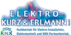 Kundenlogo von Elektro Kurz & Erlmann GmbH