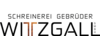 Kundenlogo von Gebrüder Witzgall GmbH Schreinerei - Fachhandel