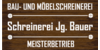 Kundenlogo von Schreinerei Jg. Bauer