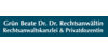 Kundenlogo von Dr. Dr. Beate Grün Rechtsanwältin & Privatdozentin, Mitglied des Bayerischen Verfassungsgerichtshofs