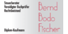 Kundenlogo von Dipl.Kfm. Bernd-Bodo Fischer Vereidigter Buchprüfer Steuerberater-Rechtsbeistand