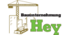 Kundenlogo von Bauunternehmen Hey Inh. Frank Hey